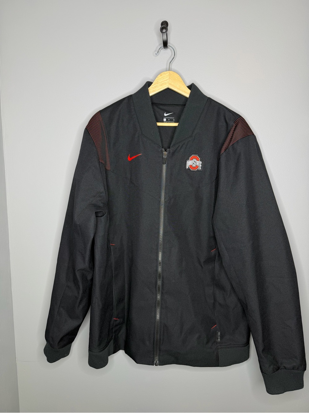 Nike Ohio State Black Bomber Jacket